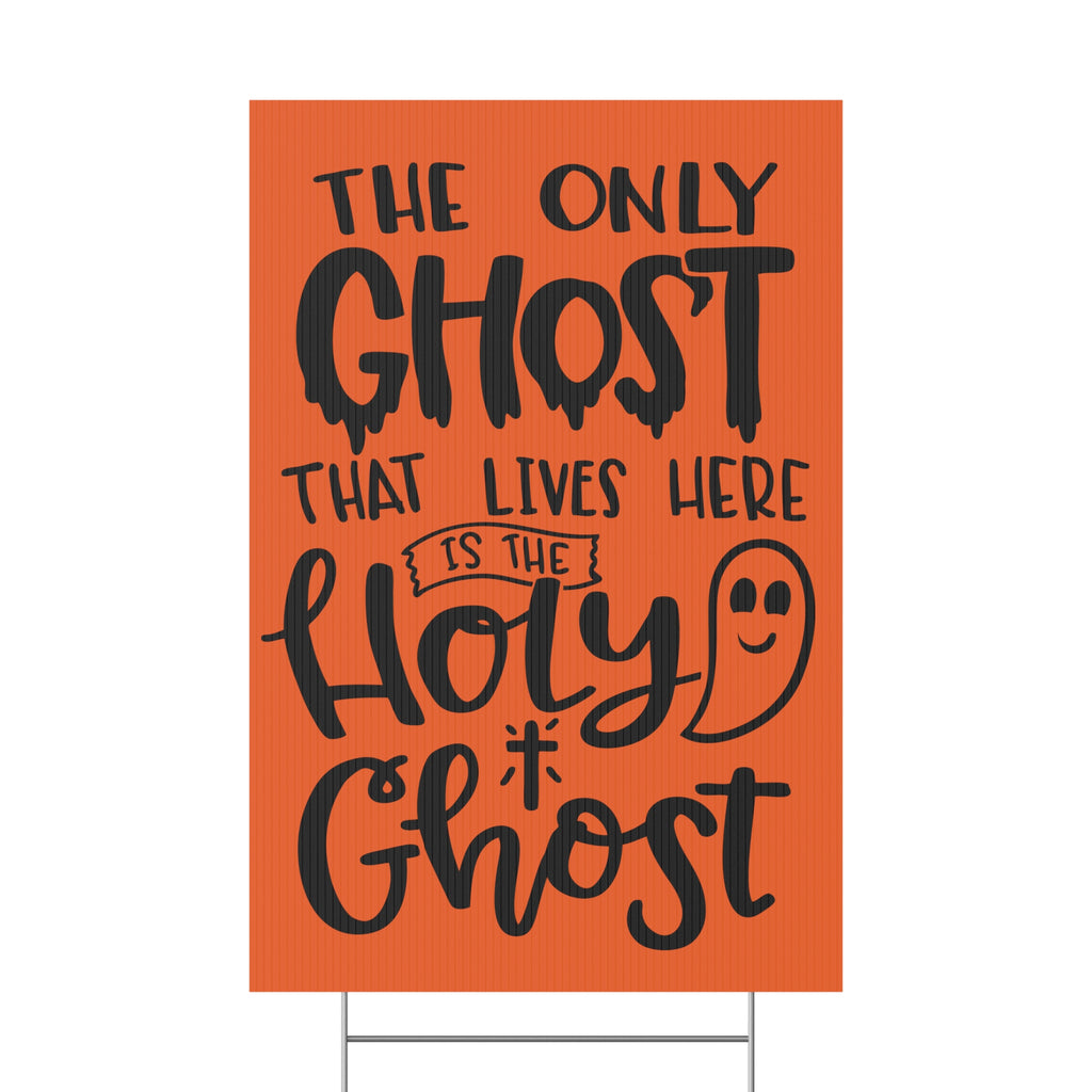 Plastic Yard Sign, Yard Sign, Halloween Sign, Sign,