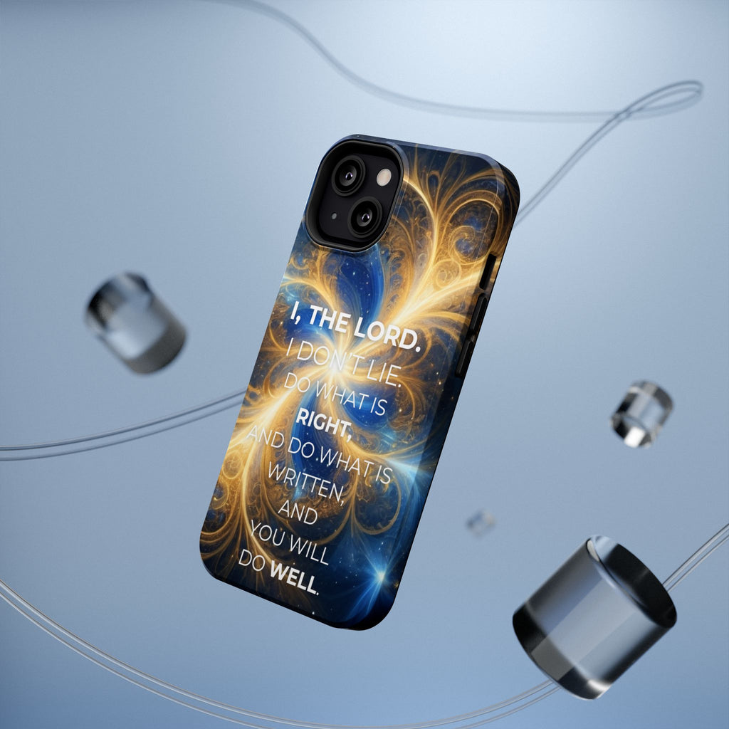 Inspirational Phone Case - I, The Lord - Impact-Resistant Cover, Bible Verse Gift, Motivational Case, Christian Accessory