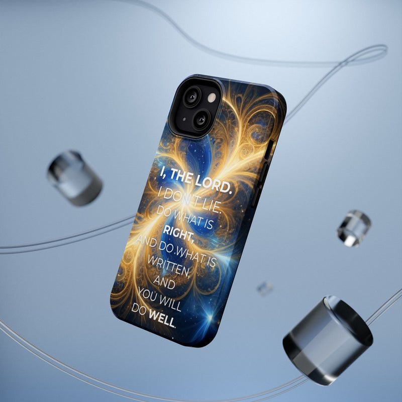 Inspirational Phone Case - I, The Lord - Impact-Resistant Cover, Bible Verse Gift, Motivational Case, Christian Accessory