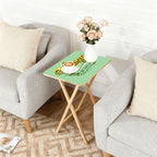 TV Trays with Storage Rack