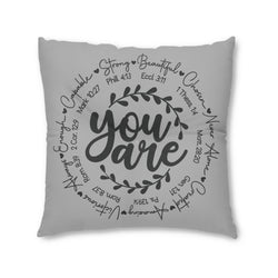 Prayer Pillow, Meditation Pillow, Floor Pillow, Square Pillow