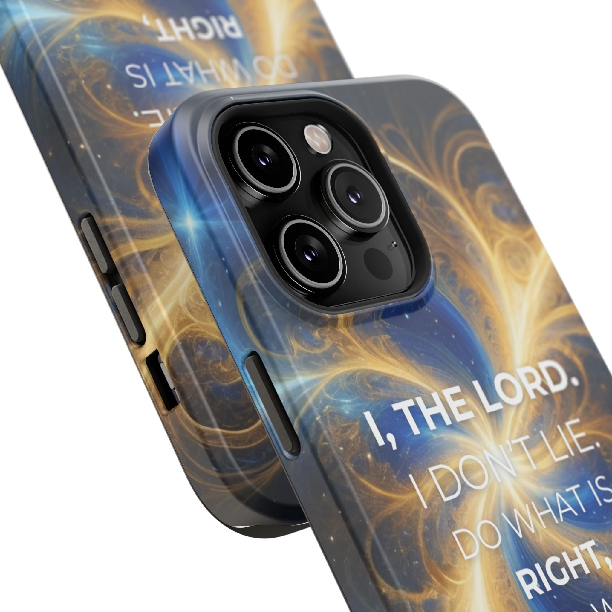 Inspirational Phone Case - I, The Lord - Impact-Resistant Cover, Bible Verse Gift, Motivational Case, Christian Accessory