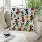 Custom Linen Pillow 18x18inch (with Pillow Core)(Set of 4)