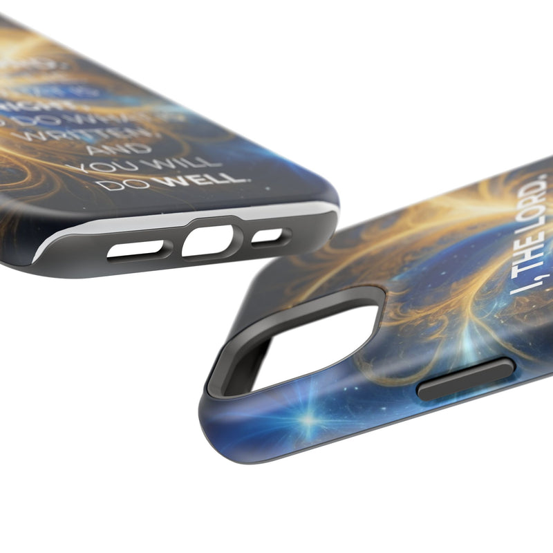 Inspirational Phone Case - I, The Lord - Impact-Resistant Cover, Bible Verse Gift, Motivational Case, Christian Accessory