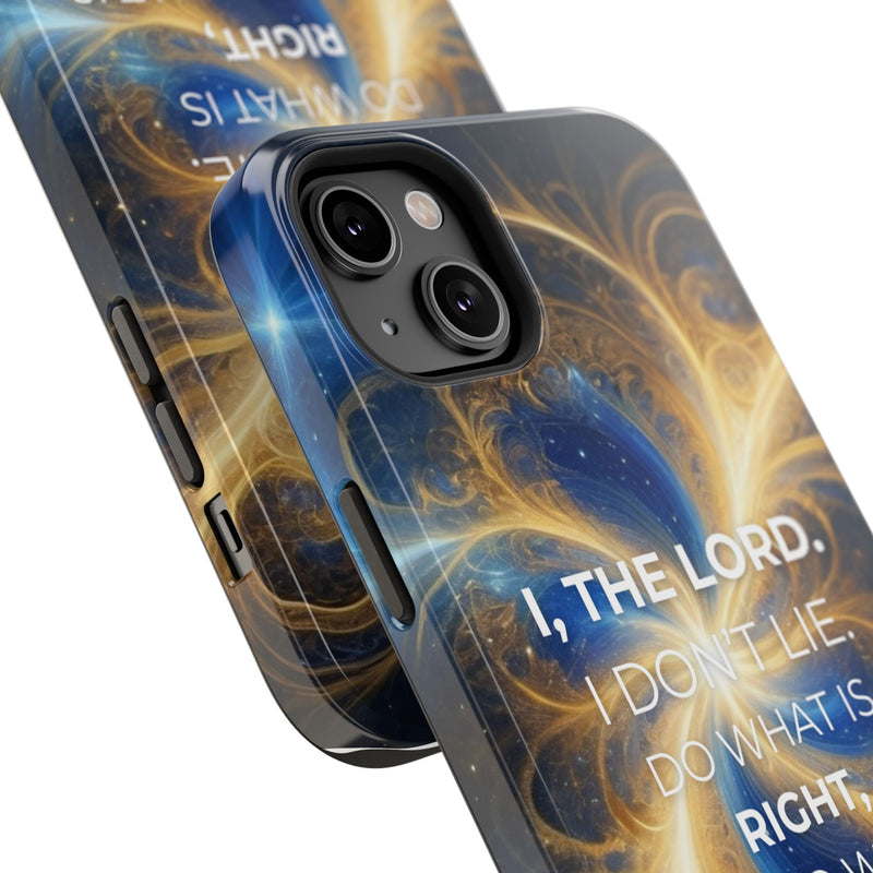 Inspirational Phone Case - I, The Lord - Impact-Resistant Cover, Bible Verse Gift, Motivational Case, Christian Accessory