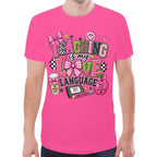 Teaching T-shirt, T-shirt, pink shirt