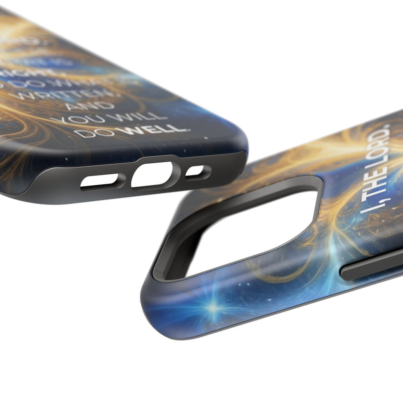 Inspirational Phone Case - I, The Lord - Impact-Resistant Cover, Bible Verse Gift, Motivational Case, Christian Accessory