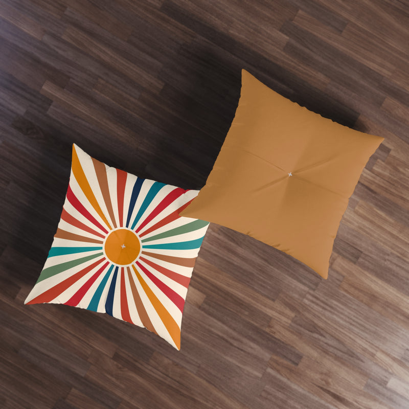 Colorful Pillow, Floor Pillow, Square Pillow, Reading Pillow