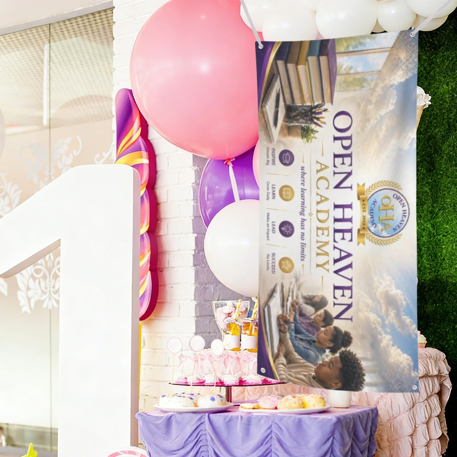Festival Banner 71x35inch