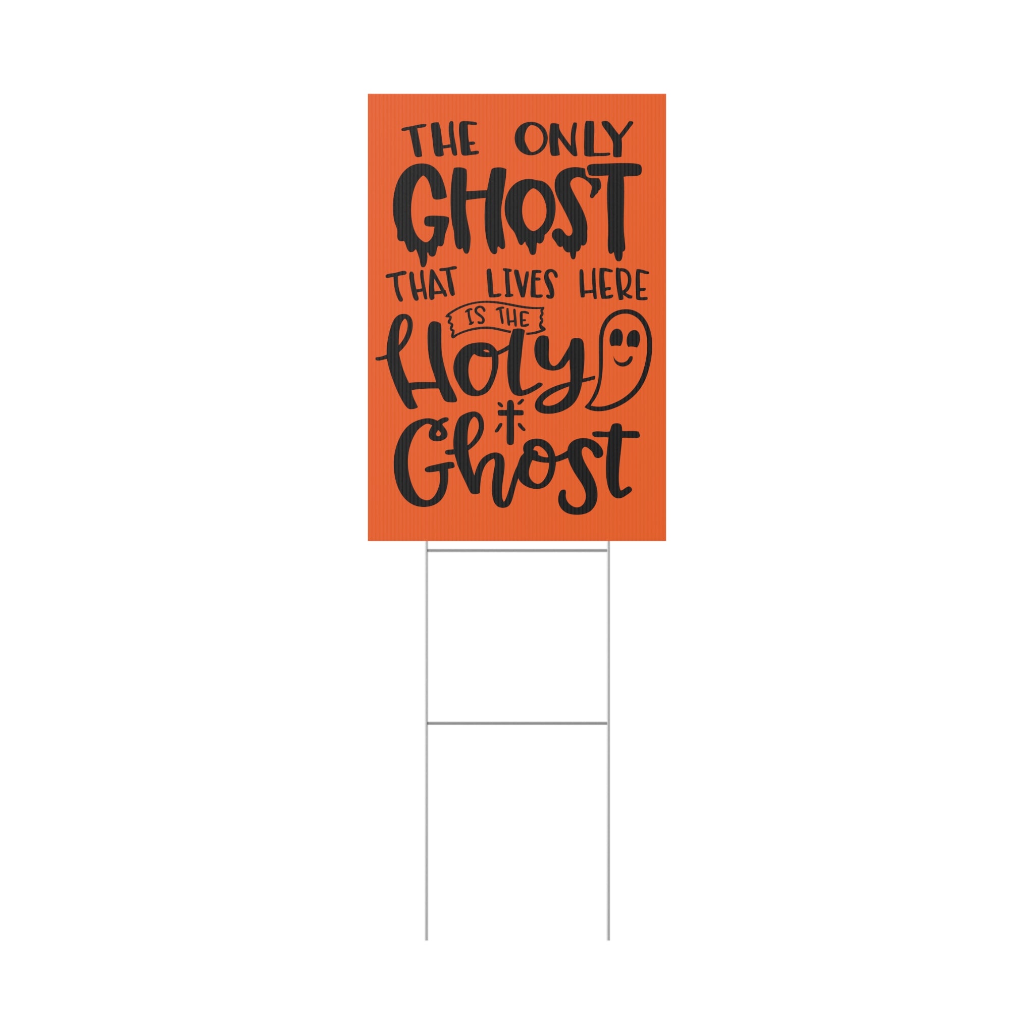 Plastic Yard Sign, Yard Sign, Halloween Sign, Sign,