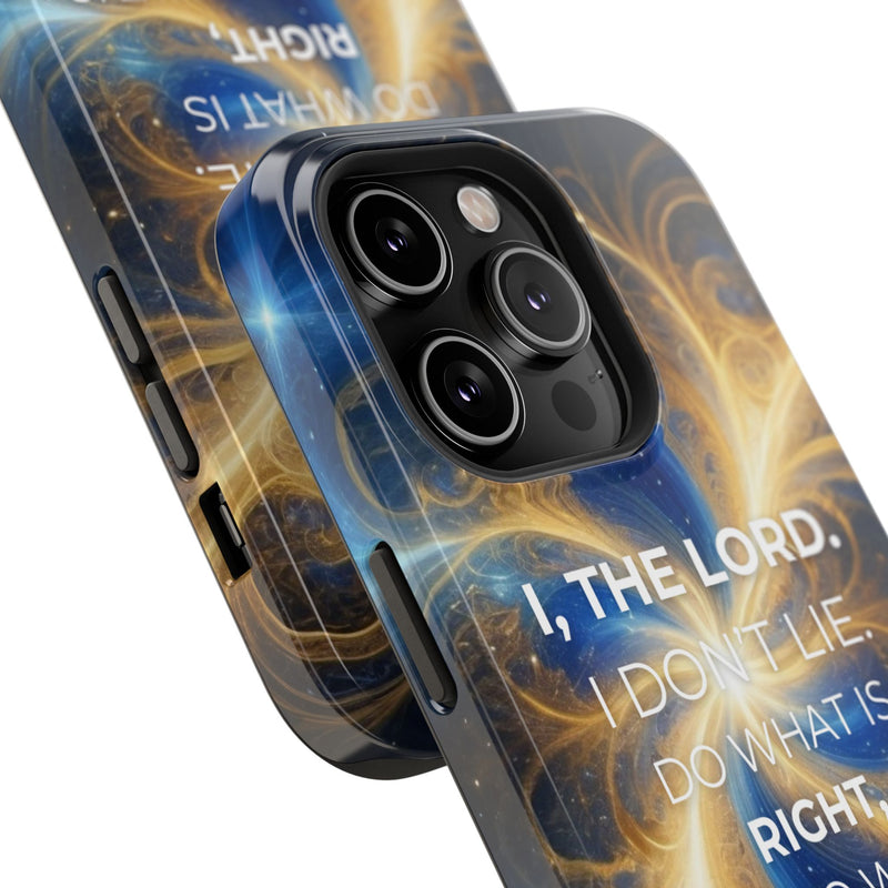 Inspirational Phone Case - I, The Lord - Impact-Resistant Cover, Bible Verse Gift, Motivational Case, Christian Accessory