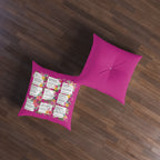 Prayer Pillow, Meditation Pillow, Floor Pillow, Square Pillow, Fruits of the Spirit
