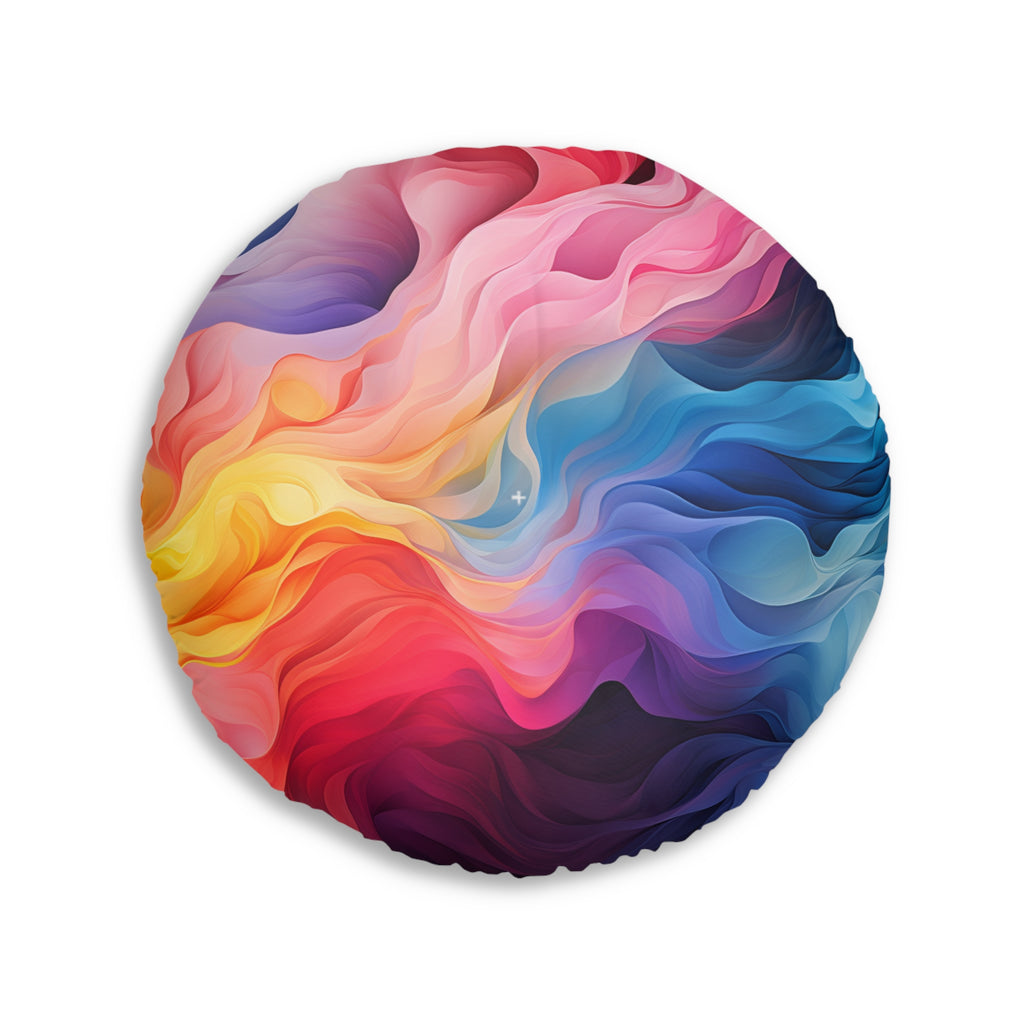 Tufted Floor Pillow, Round Floor Pillow, Reading Pillow