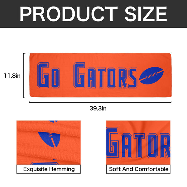 Orange and Blue Rally Towel 39.3"x11.8"