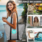 Large Shopping Bag with Webbing Strap