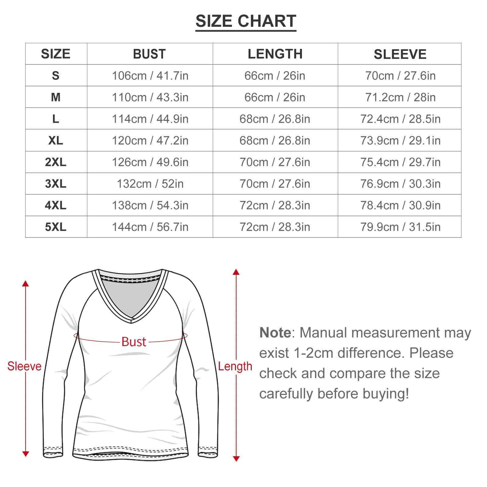 Womens Long Sleeve Loose Tee (TLREV2) Long sleeve loose tee
