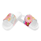 Floral Daisy Women's Slide Sandals (Model 057)