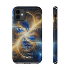 Inspirational Phone Case - I, The Lord - Impact-Resistant Cover, Bible Verse Gift, Motivational Case, Christian Accessory