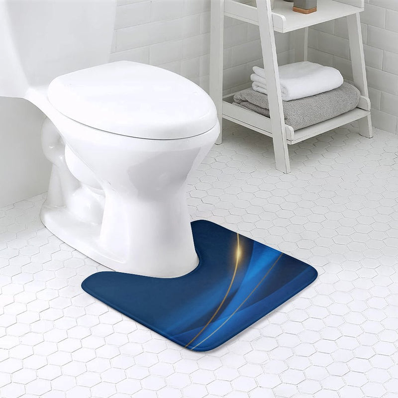 U-shaped floor mat, bathroom mat