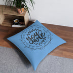 Prayer Pillow, Meditation Pillow, Floor Pillow, Square Pillow