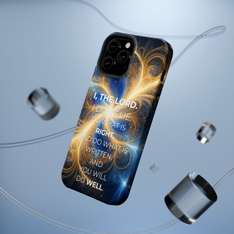 Inspirational Phone Case - I, The Lord - Impact-Resistant Cover, Bible Verse Gift, Motivational Case, Christian Accessory