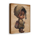 Afro Girl Canvas, African Canvas, Canvas for Home Decor, Wall Decoration, Housewarming Gift, Girl Canvas, Nursery