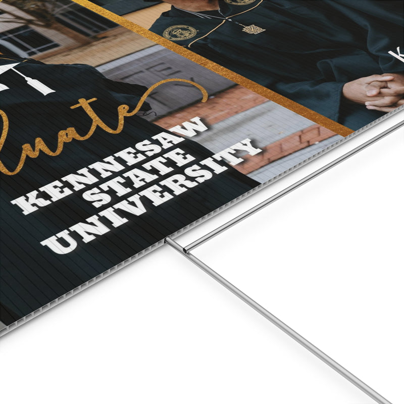 Plastic Yard Sign, Yard Sign, Graduation Sign