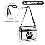 Wildcat Large Clear Satchel Bag