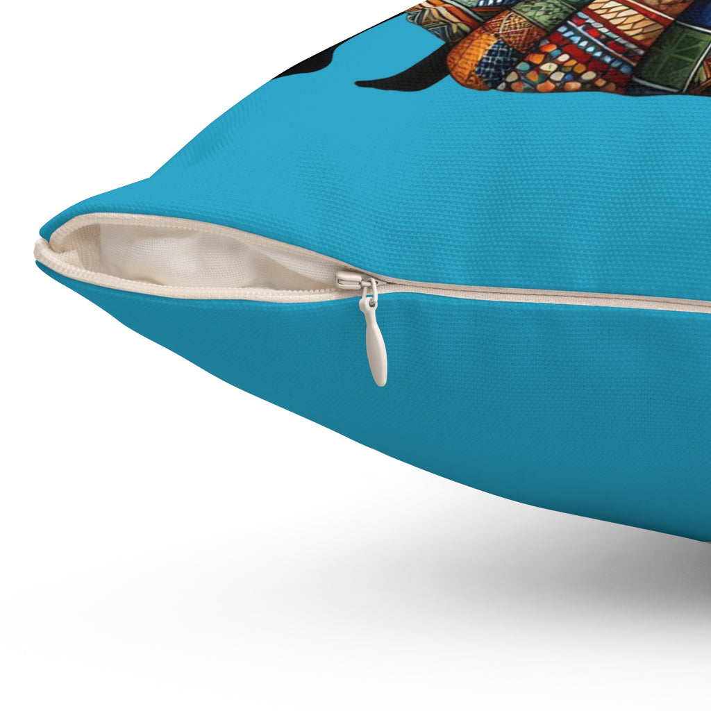 Colorful Pillow, Afro Pillow, Square Pillow