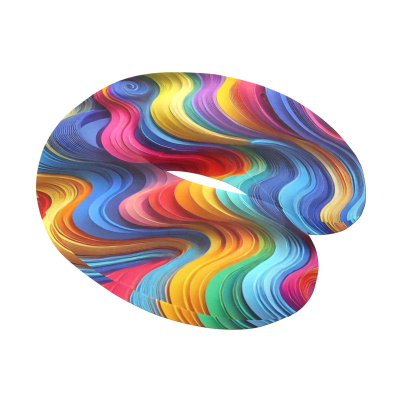 Colorful U-Shape Travel Pillow