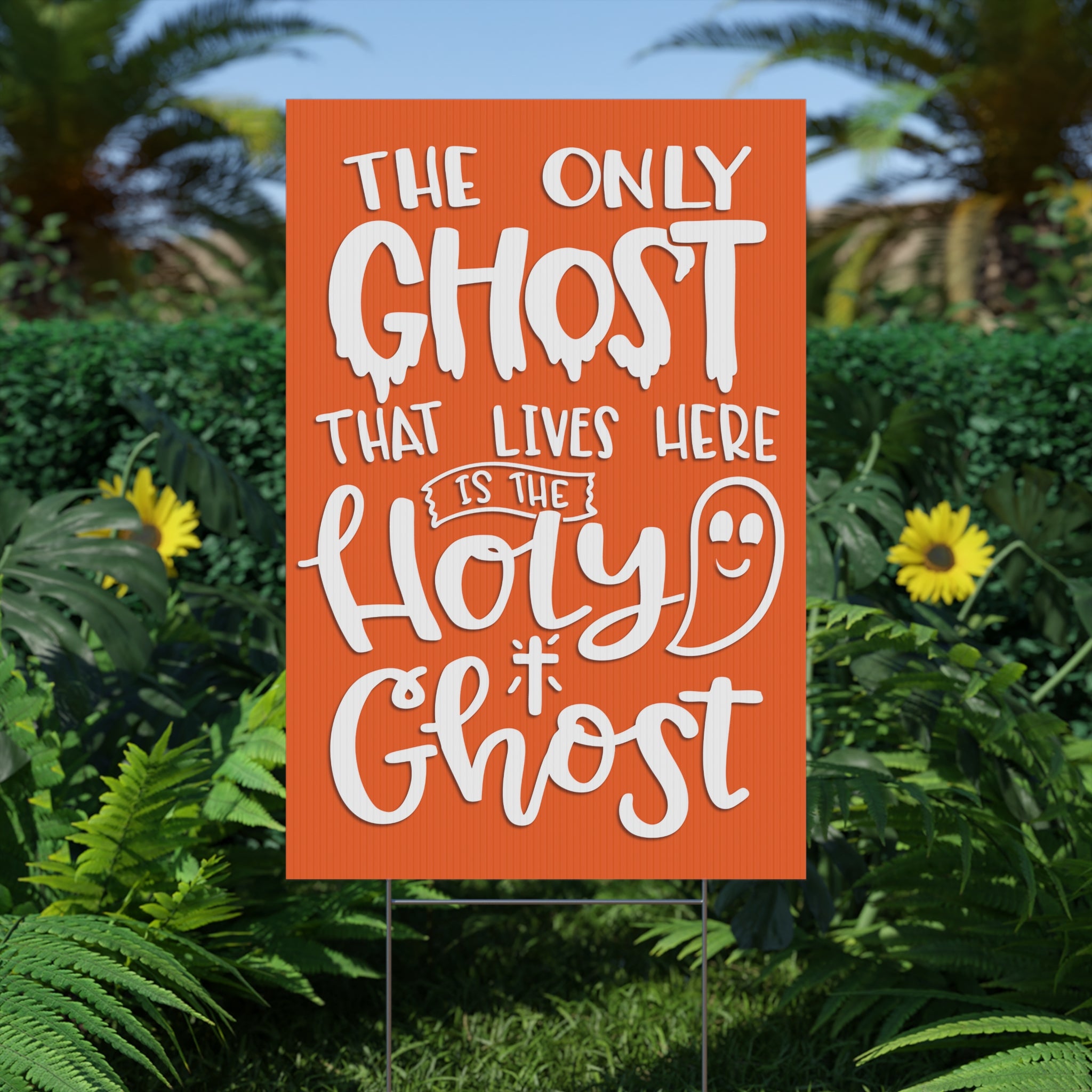 Plastic Yard Sign, Yard Sign, Halloween Sign, Sign,