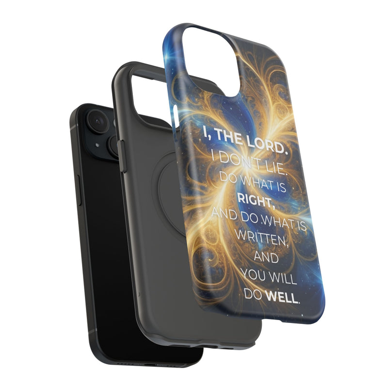 Inspirational Phone Case - I, The Lord - Impact-Resistant Cover, Bible Verse Gift, Motivational Case, Christian Accessory