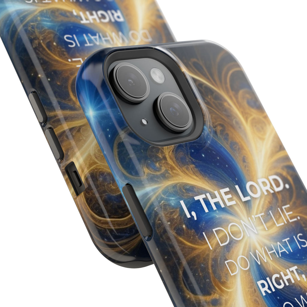 Inspirational Phone Case - I, The Lord - Impact-Resistant Cover, Bible Verse Gift, Motivational Case, Christian Accessory