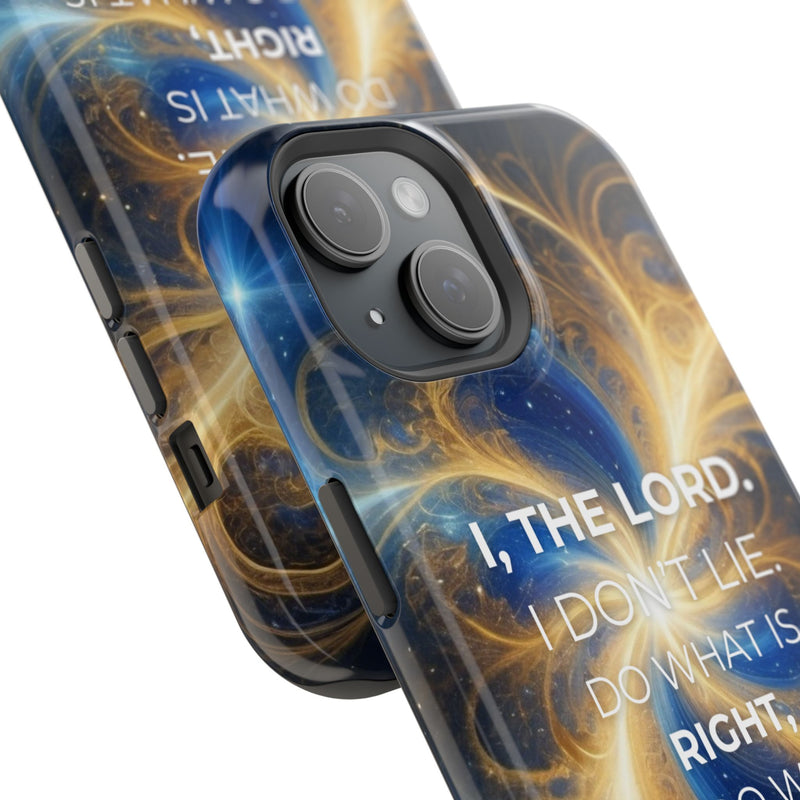 Inspirational Phone Case - I, The Lord - Impact-Resistant Cover, Bible Verse Gift, Motivational Case, Christian Accessory
