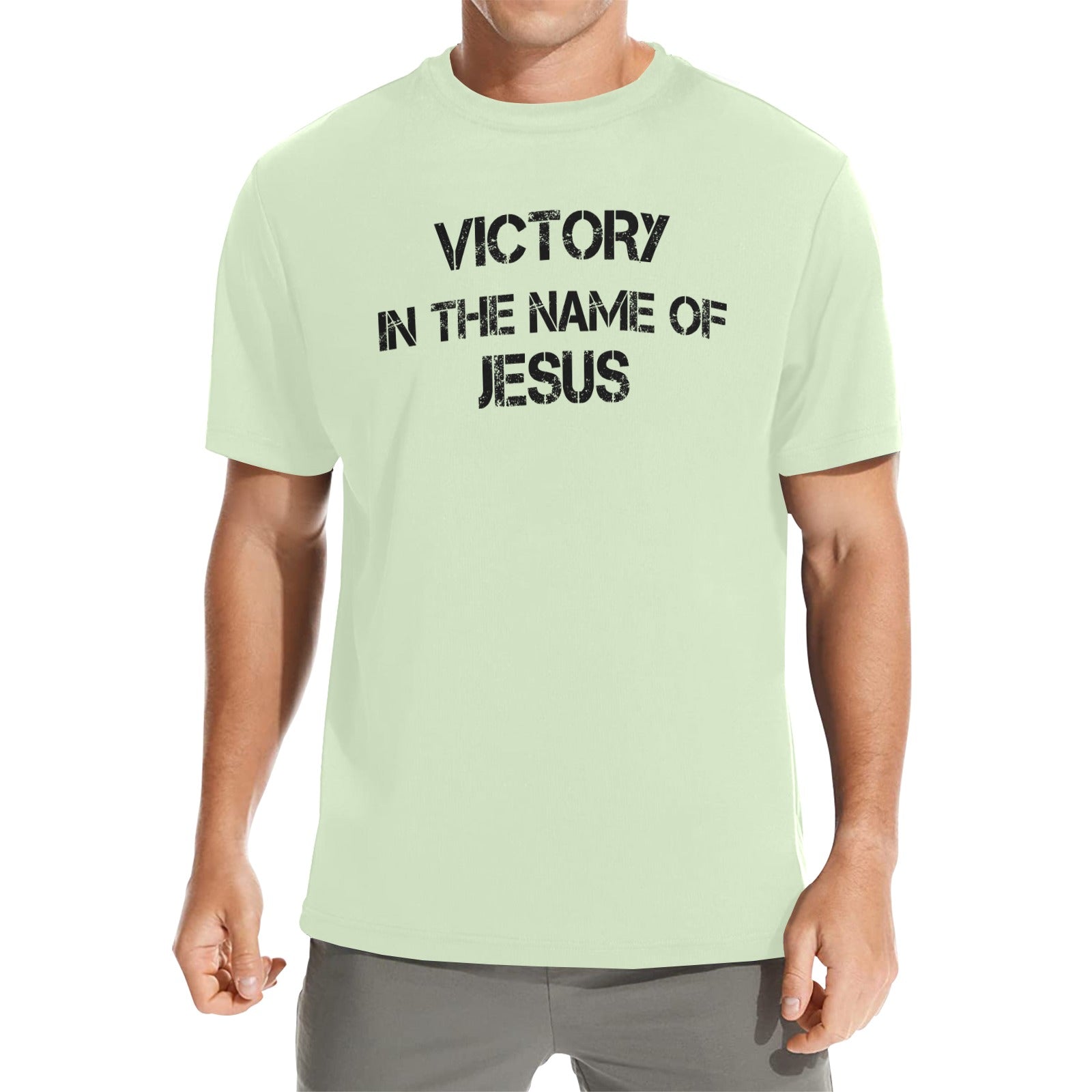 VICTORY Men's All Over Print Crew Neck T-Shirt (Model T40-2)