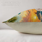 Custom Linen Pillow 18x18inch (with Pillow Core)(Set of 4)
