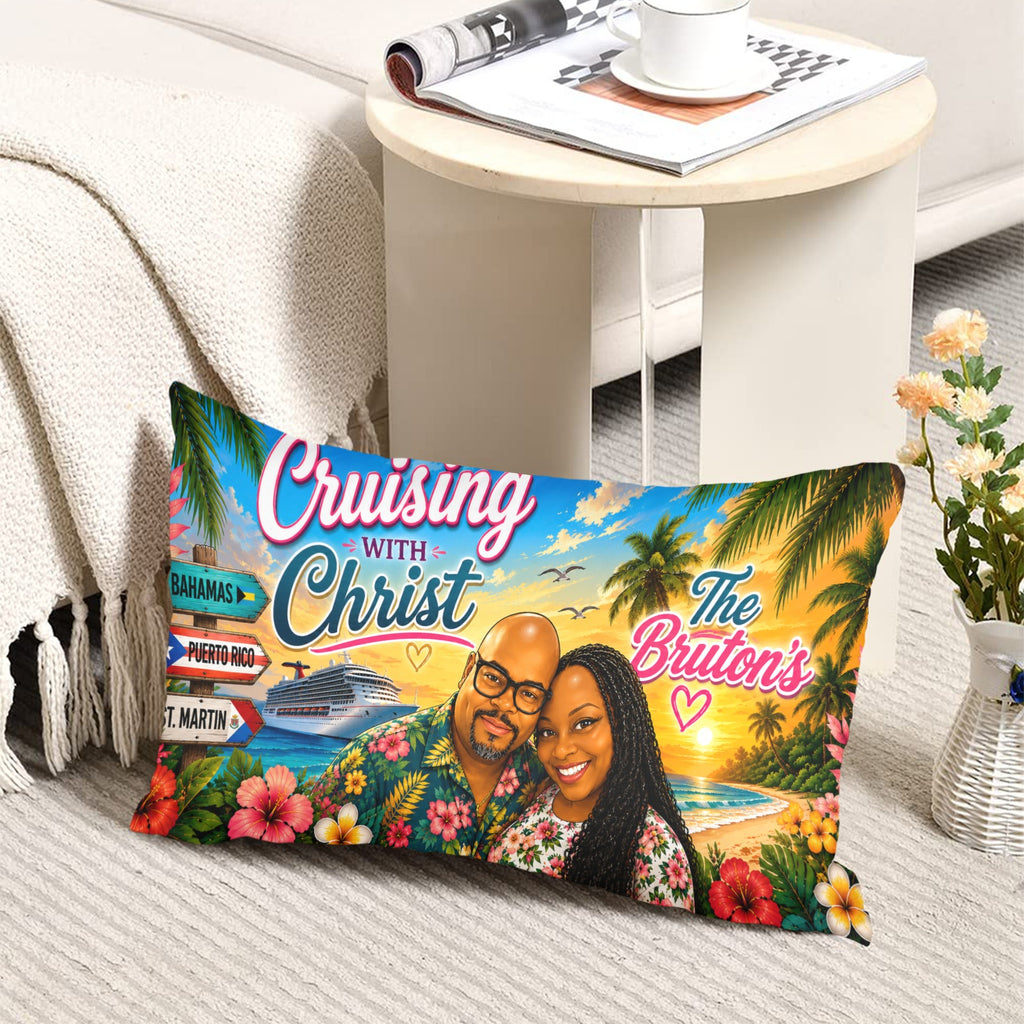 Cruise, Custom Peach Skin Pillowcase 20"x12" (One Side&Pack of 2)