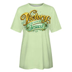 Design All-Over Print Women's Cotton T-Shirt, Plus sizes