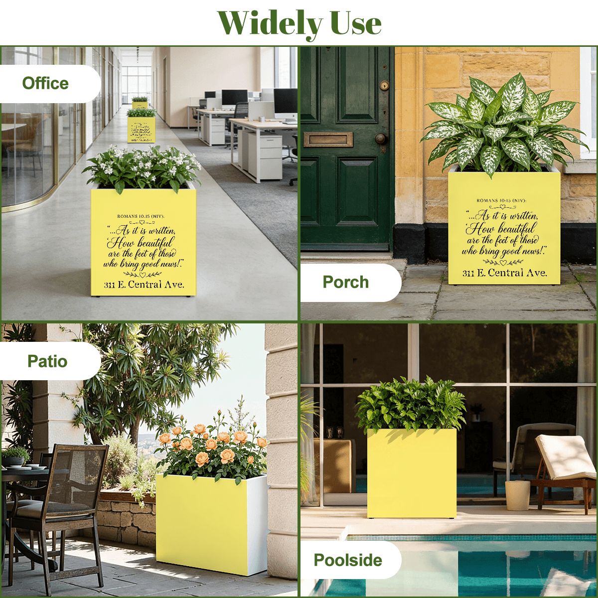 Outdoor Planter Box, Custom Planter Box