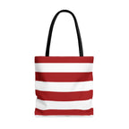 Red and White Tote Bag, Tote