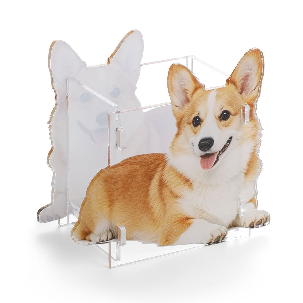 Victory Custom Shaped Acrylic Pen Holder