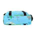 Caribbean Map Large Capacity Duffle Bag