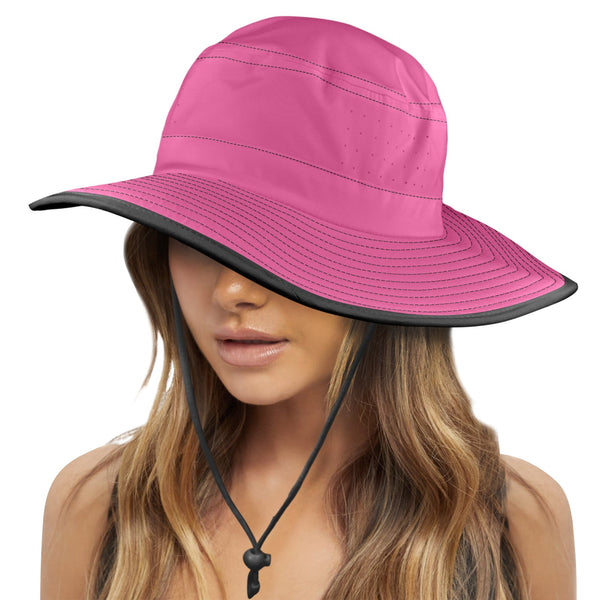 Wide Brim Bucket Hat