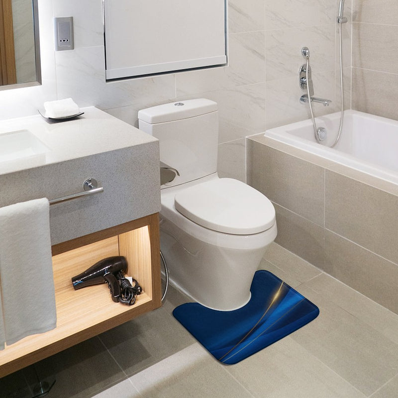 U-shaped floor mat, bathroom mat