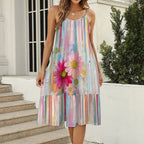 Suspender Sleeveless Dress