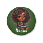 Floor Pillow, Tufted Round Floor Pillow, Reading Pillow, Custom Floor Pillow