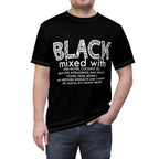 T-shirt, Custom Tees, Custom T-shirt, Black and White T-shirt