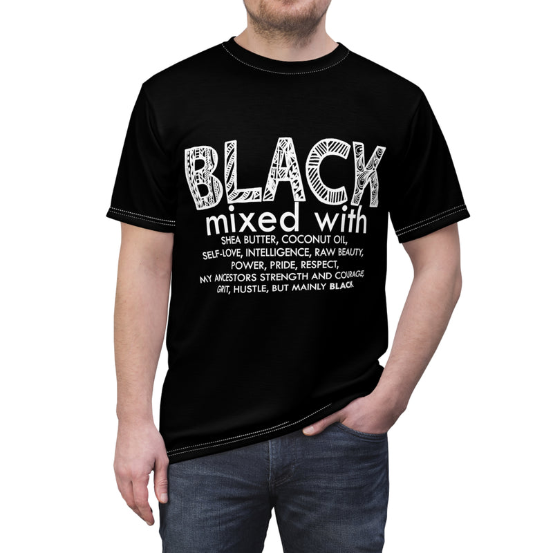 T-shirt, Custom Tees, Custom T-shirt, Black and White T-shirt