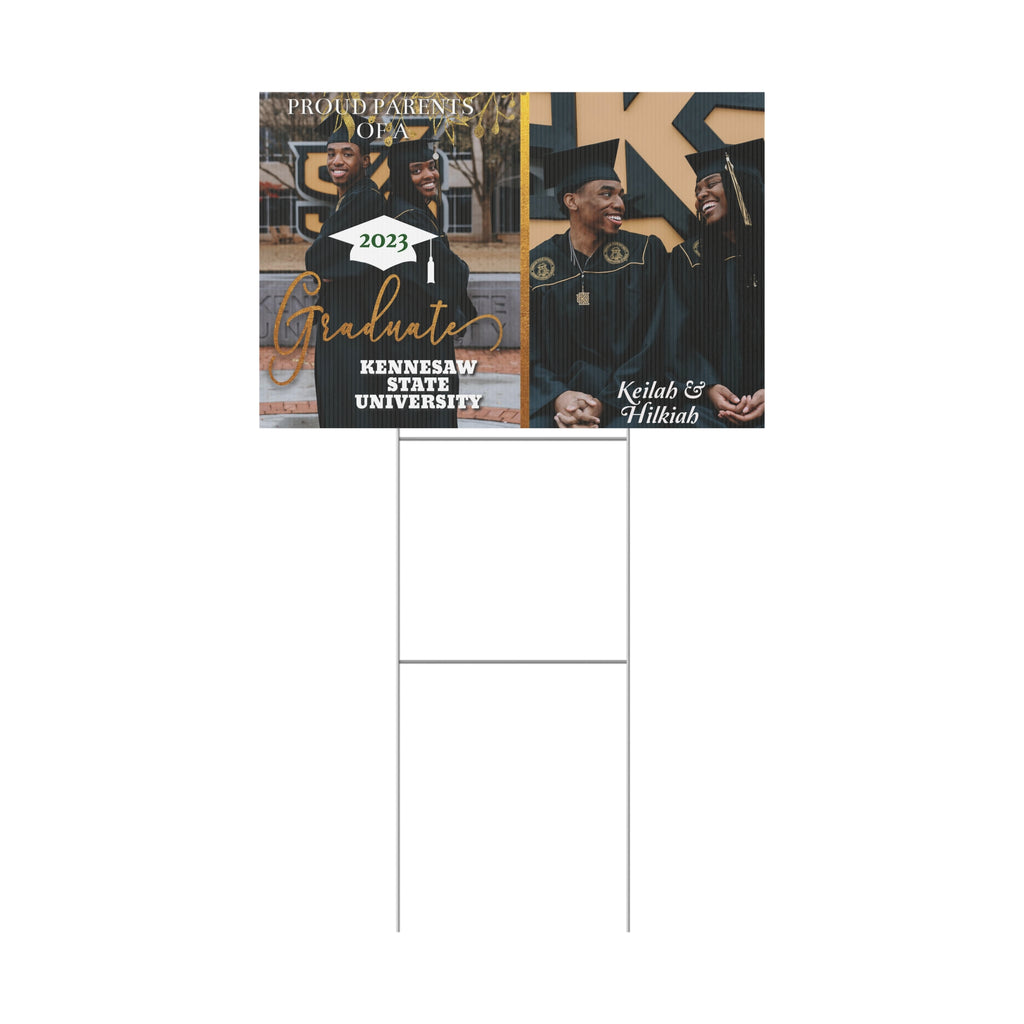 Plastic Yard Sign, Yard Sign, Graduation Sign