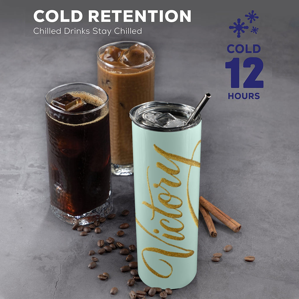 Mint 20oz Tall Skinny Tumbler with Lid and Straw